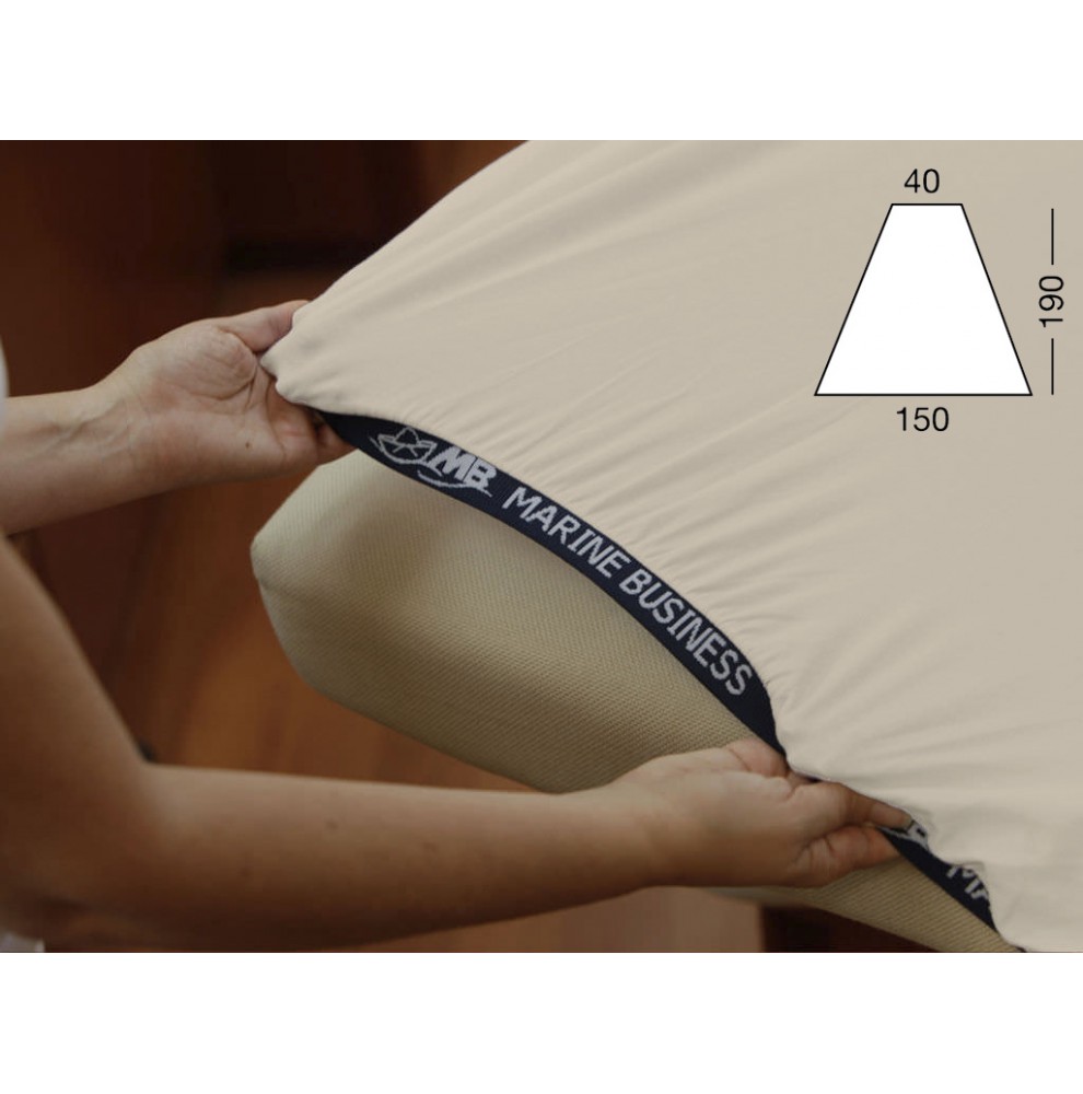 Drap housse élastique de bateau lit triangle avant Drap housse élastique de bateau lit triangle avant
