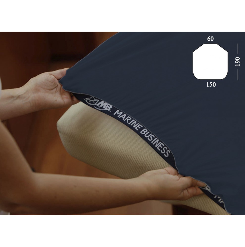 Draps housse lit bateau forme losange
