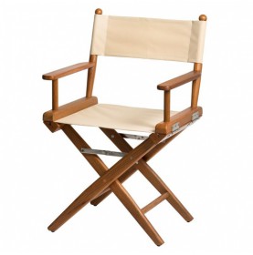 Chaise pliante classique en teck dim 57 x 45 x 89 cm