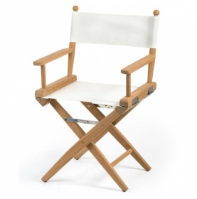 Chaise Metteur en scène classique avec assise blanche