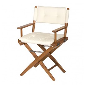 Chaise Metteur en scène version luxe coussin crème