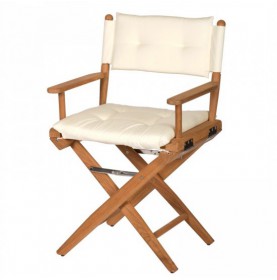 Chaise Metteur en scène version luxe coussin blanc