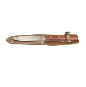 Couteau de gréement en palissandre, acier et lame dentée