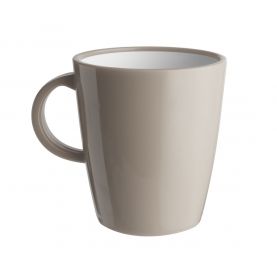 Mug bleu marine incassable en mélamine 30cl