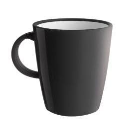 Mug bleu marine incassable en mélamine 30cl