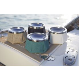 Elégant cendrier gris anti-vent et antidérapant pour bateau