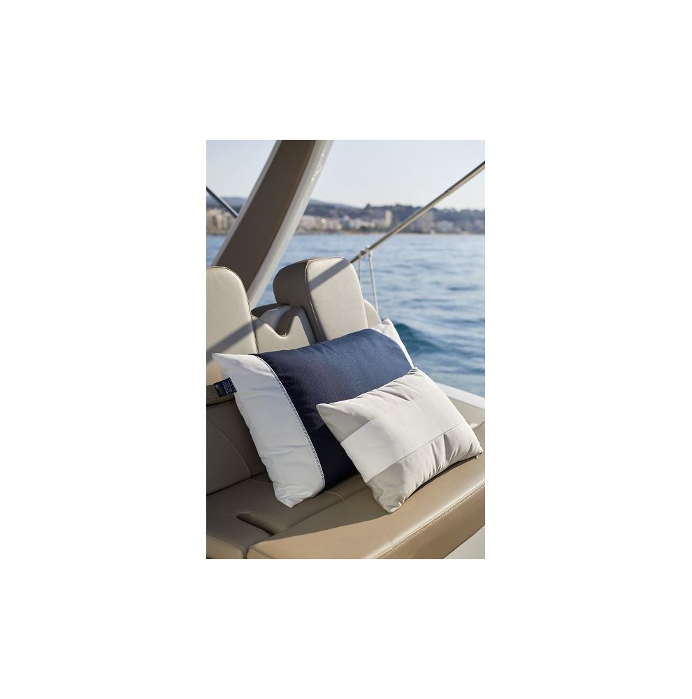 2 coussins exterieurs déhoussables anti-tâches de grande qualité