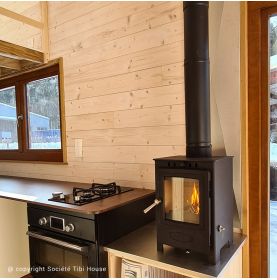 Poêle à bois willow pour bateau, tiny house, van et fourgon – compact, efficace et sans fumée