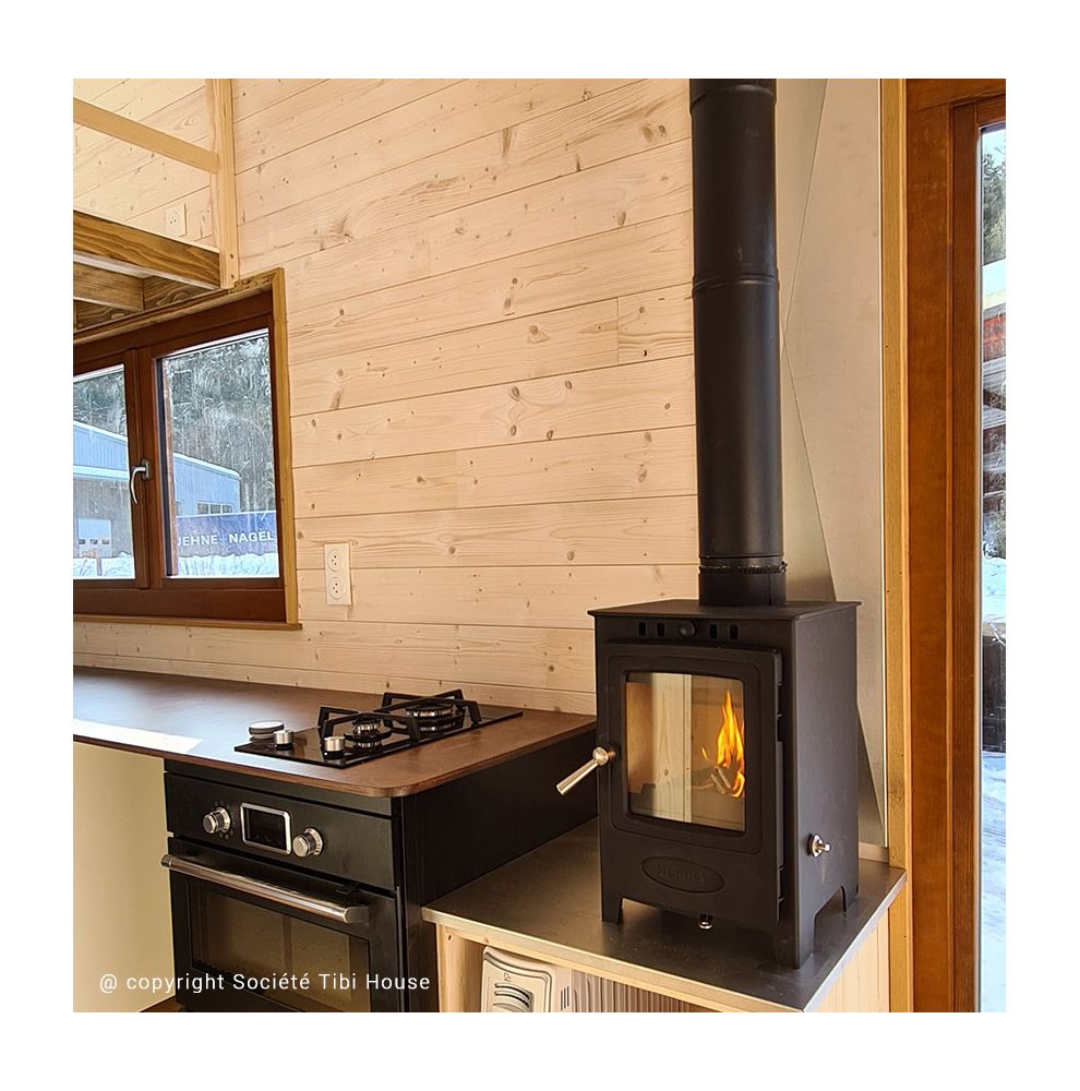 Poêle à bois willow pour bateau, tiny house, van et fourgon – compact, efficace et sans fumée