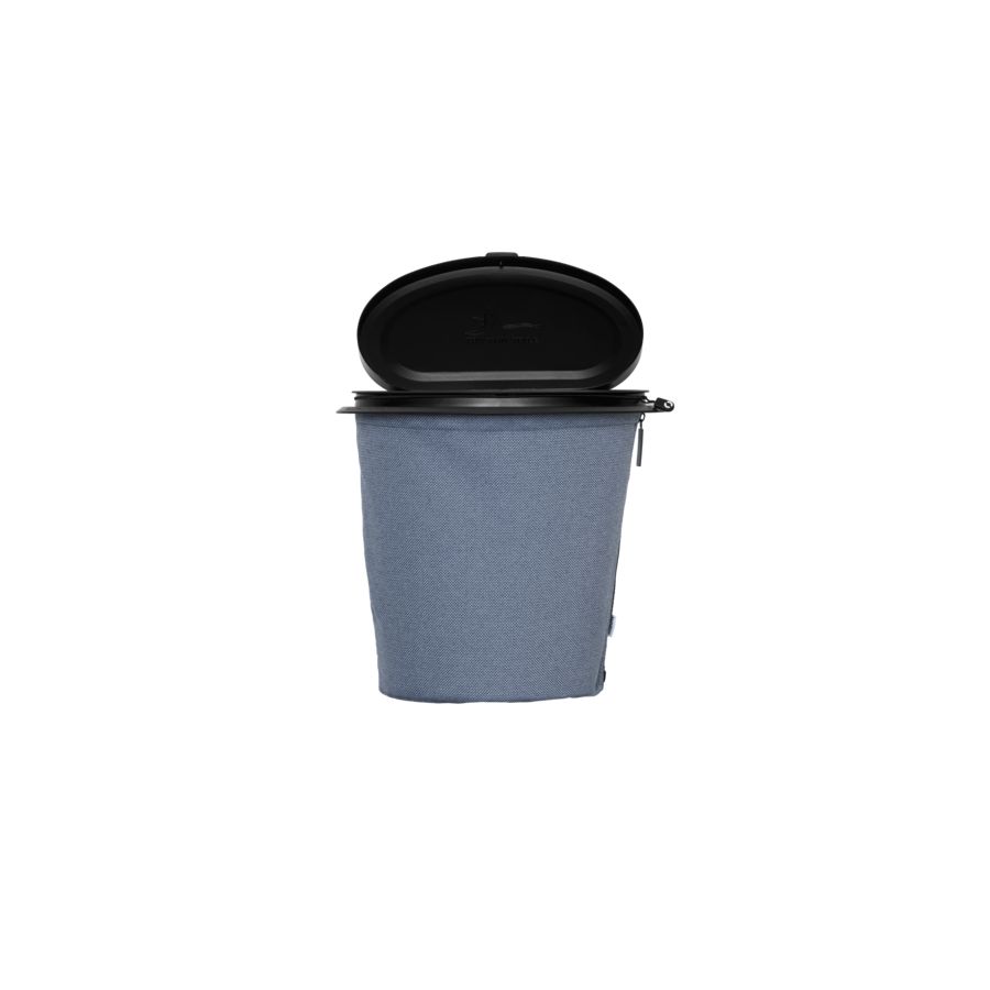 Poubelle rétractable pour bateau souple 5L bleue
