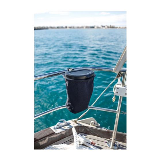Poubelle souple 5L bleu marine pour bateau – Compacte & pratique